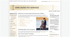 Desktop Screenshot of pet-services.eu