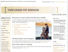 Tablet Screenshot of pet-services.eu